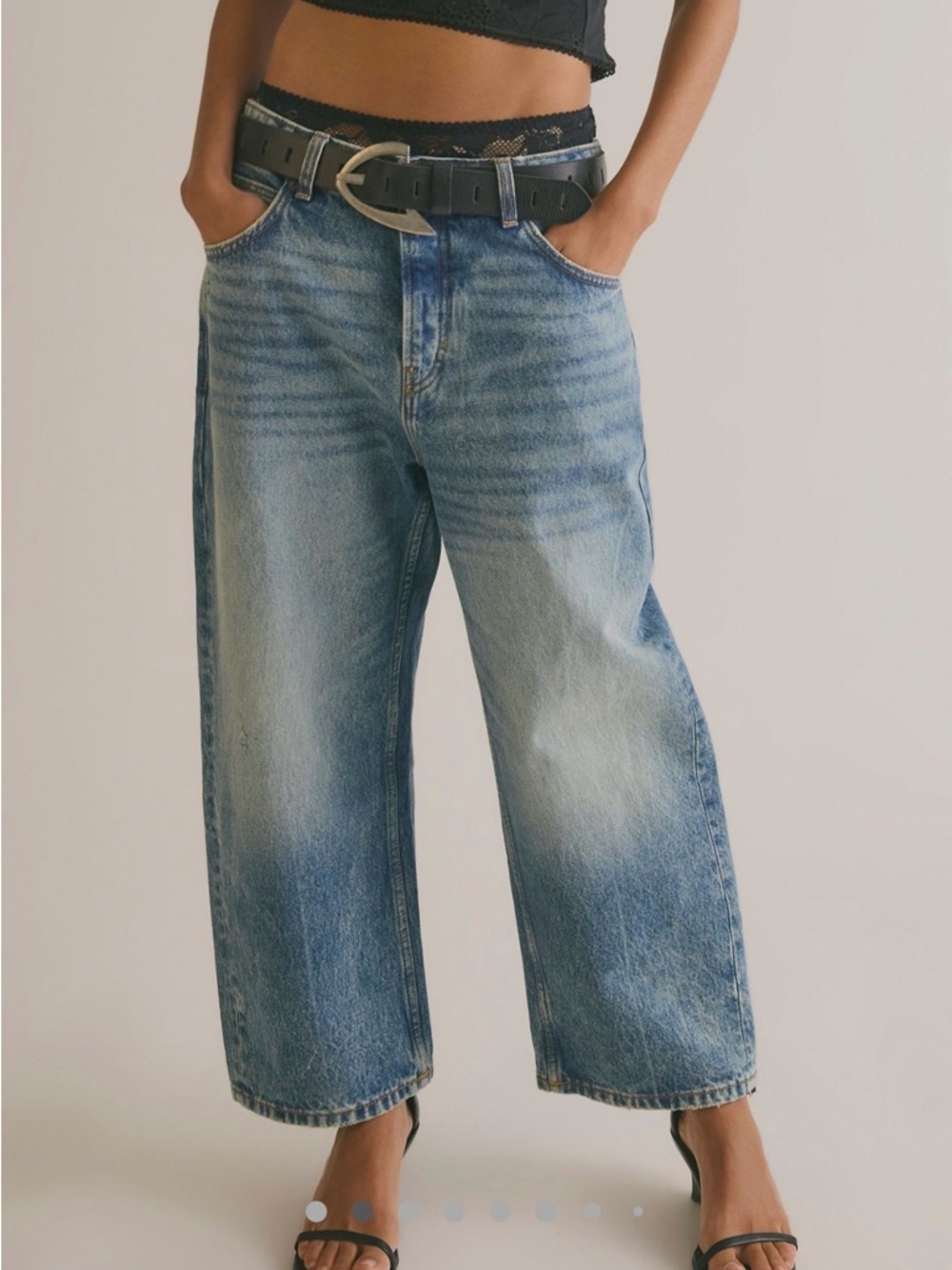 We The Free Deep Trance Dropped Boyfriend Jeans NWT